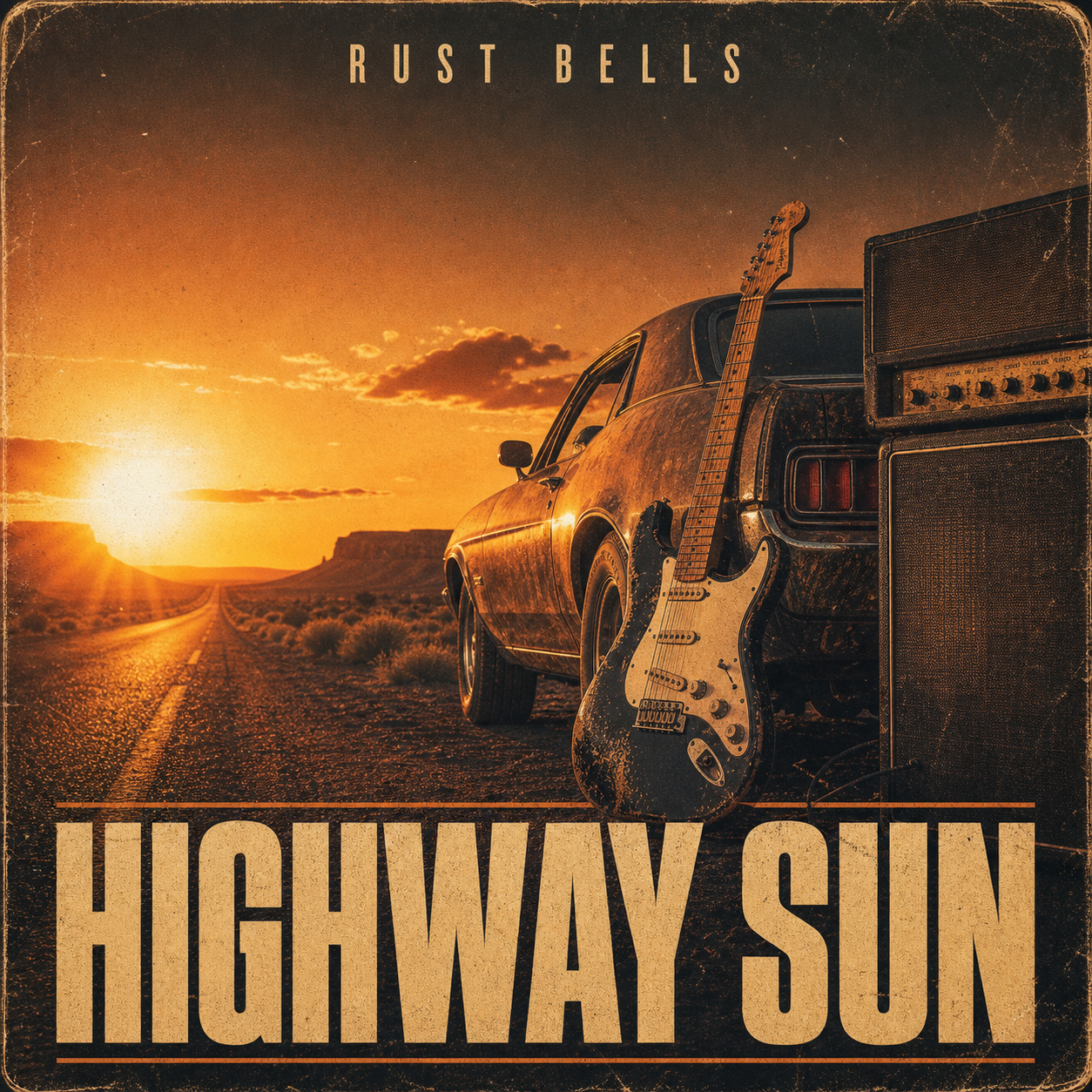 Rock vinyl album cover artwork